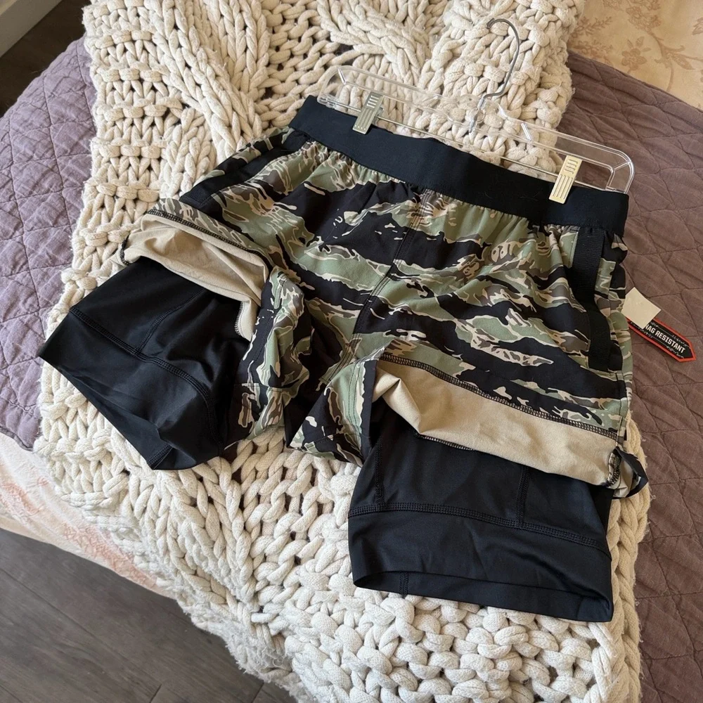 5.11 Tactical Men’s PT-R Havoc Tiger Stripe Camo Shorts - Picture 1 of 5